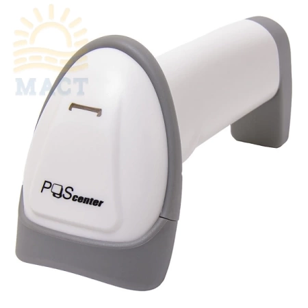 Сканеры штрих-кодов Сканер штрих-кода POScenter HH 2D HD ручной USB, белый - фото